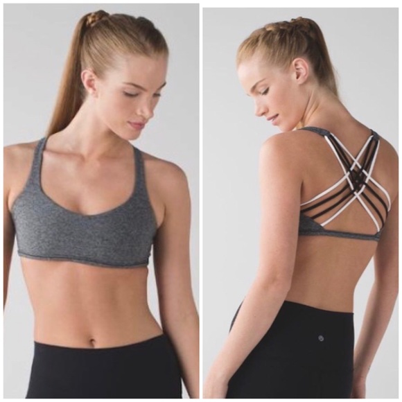 lululemon athletica Other - Lululemon free to be grey sports bra size 2
